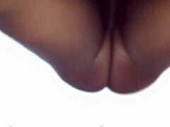 puta preta couldn't hold it and farted during full anal pounding