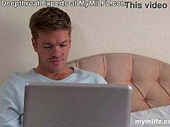 hubby hides in closet watching wife take big cock