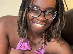 tee vuitton films his curvy tease gf ebony cum covered