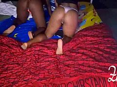 hot lesbians bounce asses during wet pussy play