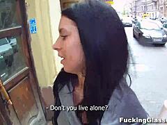 Mya Dark Glasses Teen Fucks Shaved Piano Pussy