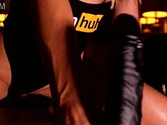 stretch that juicy huge pussy lips gaping with anal toys!