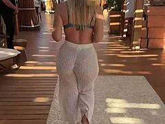 Big blonde ass compilation shakes sexy