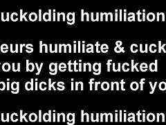 Big Black Cock Conquers Cuckold Wife Slave