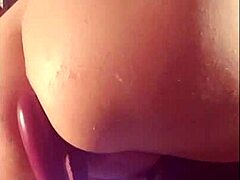 hot teen tess 😍 toys her curvy ass and big tits