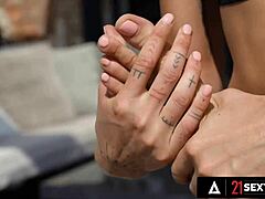 Geisha Kyd's Pretty Feet Cum Covered After Hard Fuck