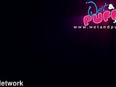 hey check rebeca's festive clit tease with wet puffy toys...