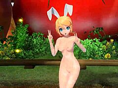 Kagamine Rin Nude Mod Big Tits Ass Goddess