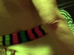 bbw grinds clit on interracial cock cums talking