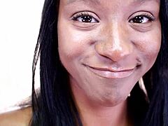 Lexxi Swallows Ebony Big White Dick POV Cum Load