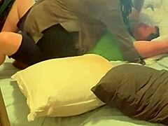 homemade ebony neighbor fucks missionary in bedroom next door