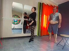 imagine spanking that ballerina ass in fishnets before face-fucking her tight pussy