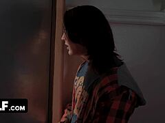 Anal whore stepmom dp'd by stepson and bully creampie