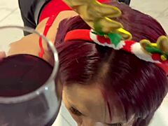 latina milf prepago fucks young ahijado hard during christmas dinner