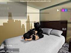 fucked a fan nonstop for a full hour she couldn't get enough~