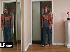 Anal whore stepmom dp'd by stepson and bully creampie