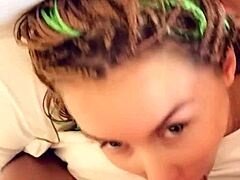 imagine waking up to a thick cock thrusting deep in her tight throat...