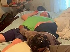 homemade ebony neighbor fucks missionary in bedroom next door