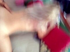 Bent over teen stepdaughter moans on big cock creampie, daddy whispers goodnight love