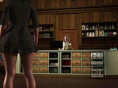 Blonde curly librarian masturbates pussy licked at work game in bio