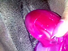 ex ebony gf vibes her wet pussy then sucks my cock right?