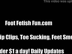 Kneel now and worship my feet!