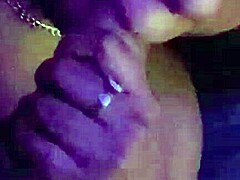 Pretty young ebony licks balls moans under monster black cock facial