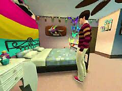 Sims4 college teen crammed rough with creampie explosion!