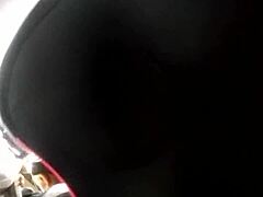 hidden spy cam catches steamy bus action up close