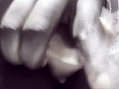 horny babe banged by two dildos until she creams and cums hard