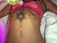 Misbehaving model Annabella Blue gags deep to stardom?