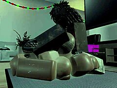 Black thot's big ass stretched wide by monster bbc