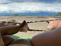 first time beach masturbation caught on hidden cam by stranger