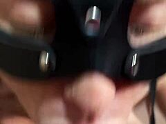 naughty redhead maid in stockings and heels fucked hard over kitchen counter