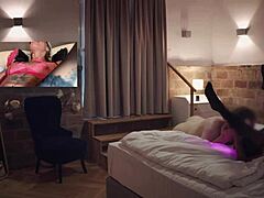 Misbehaving model Annabella Blue gags deep to stardom?