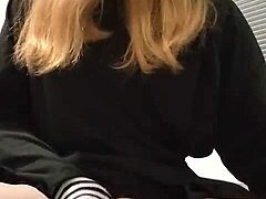 transgirl pounds fleshlight in full intense fucking video