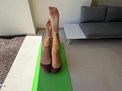 imagine fucking your hot yoga trainer publicly in crowded park huh