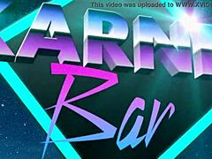 hot blonde teen sucks dildo close up like real cock