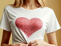 valentines day i slip into sexy shirt panties barefoot lingerie modeling my cute feet 😍