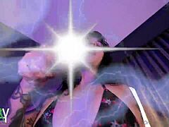 mia hope towers in giantess pov dominating with her huge tall frame