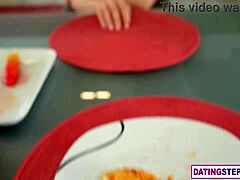 Curvy euro stepmom sharon white tempts stepson again