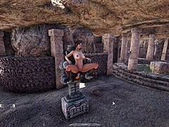 Huge dick destroys office bitch ass pussy in 3D hentai game!