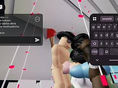 goth big tits babe threesome cumshot facial at parents' house