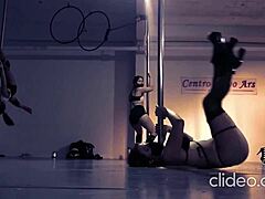 my sexy doctor dances on pole flashing her juicy ass in hospital