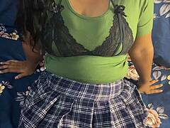 Hindi Audio of Fingering and Fucking Mommy's Daughter with Excuses