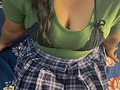 Hindi Audio of Fingering and Fucking Mommy's Daughter with Excuses