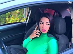 Hijastro's monster cock ravages madrastra Danner Mendez and Silvana Lee alone at home