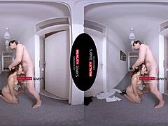 She bends over seduces rides her latin stepsis in reality lovers heat