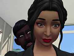 what happens when indian boss corners arab secretary in stockings at work?