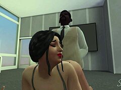 what happens when indian boss corners arab secretary in stockings at work?